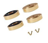 Lot de 4 pieds de planche à découper antidérapants en métal pour postes de travail et îlots de cuisine offrant stabilité et protection des surfaces