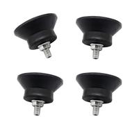 Lot de 4 pieds de rechange en caoutchouc pour compresseurs d'air - Accessoires résistants aux chocs