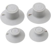 Lot de 4 pieds de refroidissement pour ordinateur portable avec coussinets de réduction de la chaleur