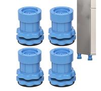 Lot de 4 pieds de support pour machine à laver - Avec poignée de réservoir - Convient à les pieds de machine à laver - Empêche les mouvements et la marche