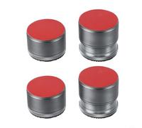 Lot de 4 pieds de table de lit réglables pour rehausseurs de meubles avec matériaux et caractéristiques de réduction du bruit pour un confort amélioré (gris)