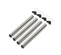 Lot de 4 pieds de table diamètre 60mm, H710mm - EMUCA - 20345