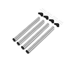 Lot de 4 pieds de table diamètre 60mm, H710mm - EMUCA - 20345