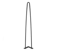 Lot de 4 Pieds de Table en Épingles à Cheveux, 72cm Ensemble de Pieds de Table en Épingle à Cheveux 2 Tiges Style Industriel Mobilier DIY Pieds de Table en Acier