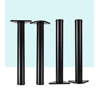 Lot de 4 pieds de table réglables en aluminium pour tables de salle à manger, établis et barres de petit déjeuner, support robuste et polyvalent pour la maison et le bureau - 130 cm