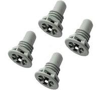 Lot de 4 pieds réglables (293673-24675) Lave-vaisselle 31X6056 BRANDT, THOMSON, VEDETTE, BLOMBERG, SANGIORGIO, ELEKTRA-BREGENZ, FAGOR, OCEAN, DE DIETRICH, KLEENMAID, BLANCO, VESTEL, SINGER, SAUTER, TH