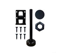 Lot de 4 pieds réglables pour pieds de nivellement M10 robustes avec joint à rotule pour sols inégaux Construction en acier