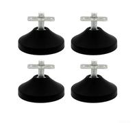 Lot de 4 pieds réglables pour pieds de table de baby-foot et table de billard