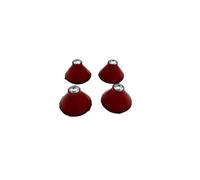Lot de 4 pieds Rouge Ral pour trancheuse 195/22/25/275