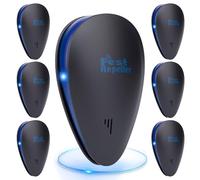 Lot de 4 pièges à souris à ultrasons pour l'intérieur, anti-parasites, fourmis, cafards, rongeurs, souris, insectes, moustiques, araignées, pour la maison, le bureau, la cuisine