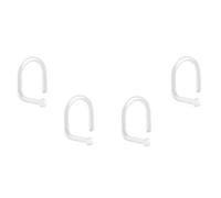 lot de 4 piercing nez retainers bioflex demi boule fine plate discret stud narine 0.8 mm blanc opaque perle plastique flexible ptfe