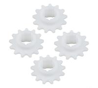 Lot de 4 pignons de direction de chaîne 1134-2816-01 pour Stiga Park Villa pour tracteurs Mountfield, pièce de rechange en plastique avec 13 dents et diamètre extérieur de 42 mm pour tracteur de