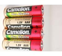 Lot de 4 Piles AAA Alcaline Camelion 1.5V 1300mAh