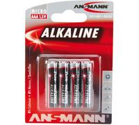 Ansmann Piles Red-Line LR03 (AAA) alcalines 1,5 V 4 pièces