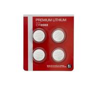 Lot de 4 Piles Bouton au Lithium, Type CR2032, idéales pour Cartes mères et appareils électroniques à Faible consommation.