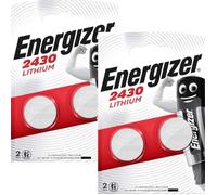 Lot de 4 piles bouton Energizer CR2430 NOUVELLE GÉNÉRATION