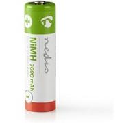 Lot de 4 Piles Rechargeables NiMH AA 1.2V DC 2600mAh Pré-rechargées Nedis G