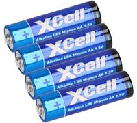 Lot de 4 piles super alcalines AA LR6 1,5 V - Haute performance pour une performance maximale - Longue durée de vie - Sans entretien - Fiables - Batterie de rechange