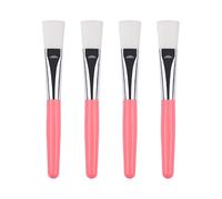 Lot De 4 Pinceaux Applicateurs De Masques Pour Le Visage Poils En Fibres Synthétiques Hygiéniques Pour Des Soins Précis De La Peau Application Hygiénique Ensemble De Pinceaux Cosmétiques Adaptés