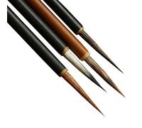 Lot de 4 pinceaux chinois pour peindre des fleurs, oiseaux, lignes