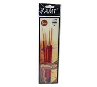 Lot De 4 Pinceaux D'Art - Filet N°0 - Filet N°2 - Filet N°3 - Filet N°6 - Amt