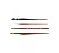 Lot De 4 Pinceaux Raphaël Lavis Softaqua Rond Précision Plat Précision