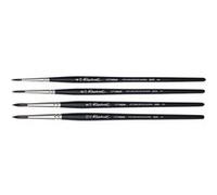 Lot de 4 pinceaux ronds Softaqua Raphaël n 4,6,8 et 10 petit-gris série 845 Gris G