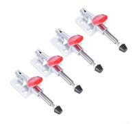 Lot de 4 pinces à bascule verticales GH-301AM, capacité de maintien de 45,4 kg, outil à main avec poignée en PVC, étau en fer galvanisé à dégagement rapide pour assemblage de soudure