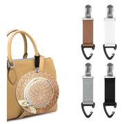 Lot de 4 pinces à chapeau pour voyage sur sac, clip à chapeau, accès et retrait rapides mains libres, accessoires de voyage, sacs à dos, sacs à dos, sacs à main, fourre-tout pour chapeau de plage pour