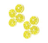 Lot de 4 pinces à cheveux doubles en tranches de citron pour femmes et filles - Barrettes créatives en forme de bec de canard - Accessoires pour cheveux et barrettes décoratives