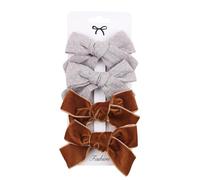 Lot de 4 pinces à cheveux en tissu, mignonnes et mignonnes fabriquées à la main avec de beaux nœuds floraux H