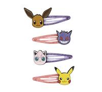Lot de 4 pinces à cheveux Pokémon Personnages