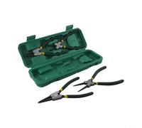 Lot de 4 pinces à circlips internes et externes de 17,8 cm avec ressort en acier au carbone pour réparation automobile, G