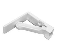Lot de 4 pinces à nappe avec ressort Fackelmann Tecno ref 14466 Blanc G