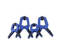 Lot de 4 pinces à ressort robustes en nylon renforcé en forme de A de 10,2 et 15,2 cm pour le travail du bois, les projets de bricolage et la photographie, mâchoires pivotantes non marquantes