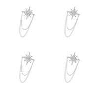 Lot de 4 pinces à revers assorties au design moderne pour pull et châle pour homme et femme, Aircraft model, Comme décrit