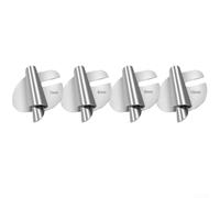 Lot de 4 pinces à sertir en spirale pour machine à coudre en métal pour usage domestique et industriel léger