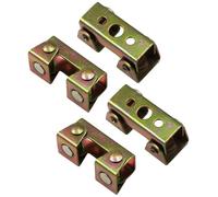 Lot de 4 pinces à souder réglables en acier inoxydable pour coussins d'angle et panneau - Support d'application pour soudage