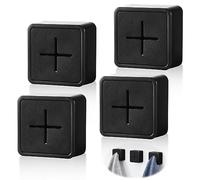 Lot de 4 Pinces À Torchons Autoadhésives, sans Perçage Porte-Torchons, Crochet Porte-Serviettes de Porte, Porte Torchon Cuisine, Clip ABS, pour Salle de Bain, Cuisine et Maison