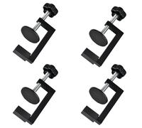 Lot de 4 pinces à vis en acier inoxydable de 8 à 54 mm avec coussinet en caoutchouc antidérapant réglable - Pince de table universelle réglable - Serre-joints en C pour le travail du bois, le soudage,