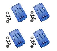 Lot de 4 pinces de ceinture légères avec clip de ceinture K pour fourreau de couteau, étui et clip