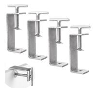 Lot de 4 pinces de fixation en acier inoxydable C - 50-90 mm - Pinces de fixation réglables - Ouvertures de mâchoire - Pinces de support pour soudure, menuiserie, travail du bois