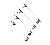 Lot de 4 pinces de préhension en aluminium noir Fackelmann Fackelmann