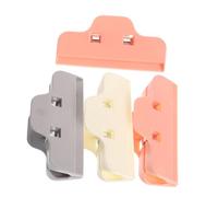 Lot de 4 Pinces de Scellage Hermétiques en Plastique Clips Réutilisables pour Aliments Outils de Peinture Diamant Résistants à la Poussière Compactes et Pratiques