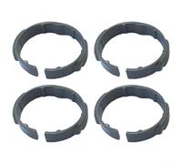 Lot de 4 pinces de serrage pour aspirateur Kärcher NT20 30 WD1 WD2 WD3 WD4 2.863-012.0, compatibles avec la série MV3-MV6, durables, gris et jaune