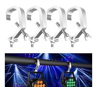 Lot de 4 Pinces pour Têtes Mobiles,Dispositif de Suspension à Pince utilisé pour les Lumières Par,les Têtes Mobiles,les Faisceaux de Projecteur et les Accessoires d'Éclairage de Scène 38-76 mm,180 lb