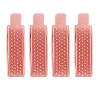 Lot de 4 pinces volumisantes pour racines de cheveux, faciles à utiliser, rose