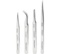 Lot de 4 pincettes en acier inoxydable G