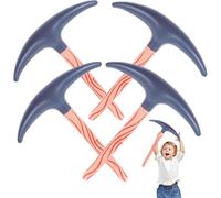 Lot de 4 piques gonflables pour carnaval, pioche gonflable, décoration de jouets, jouets gonflables, accessoires de carnaval, accessoires PVC, pour cosplay et carnaval