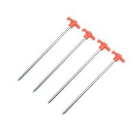 Lot de 4 piquets de sable durables pour tente, ancrages de tente multi-usages, piquets de type lourd pour environnement hivernal, ancrages sécurisés de tente